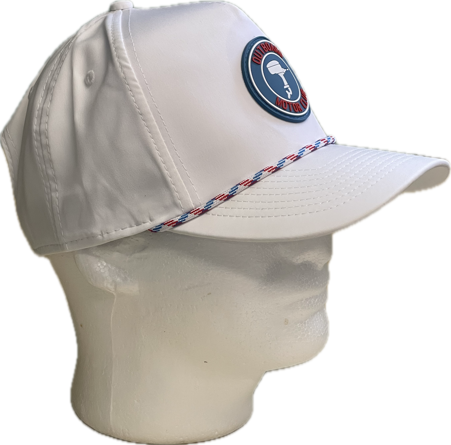 White Retro 5-panel Rope Hat