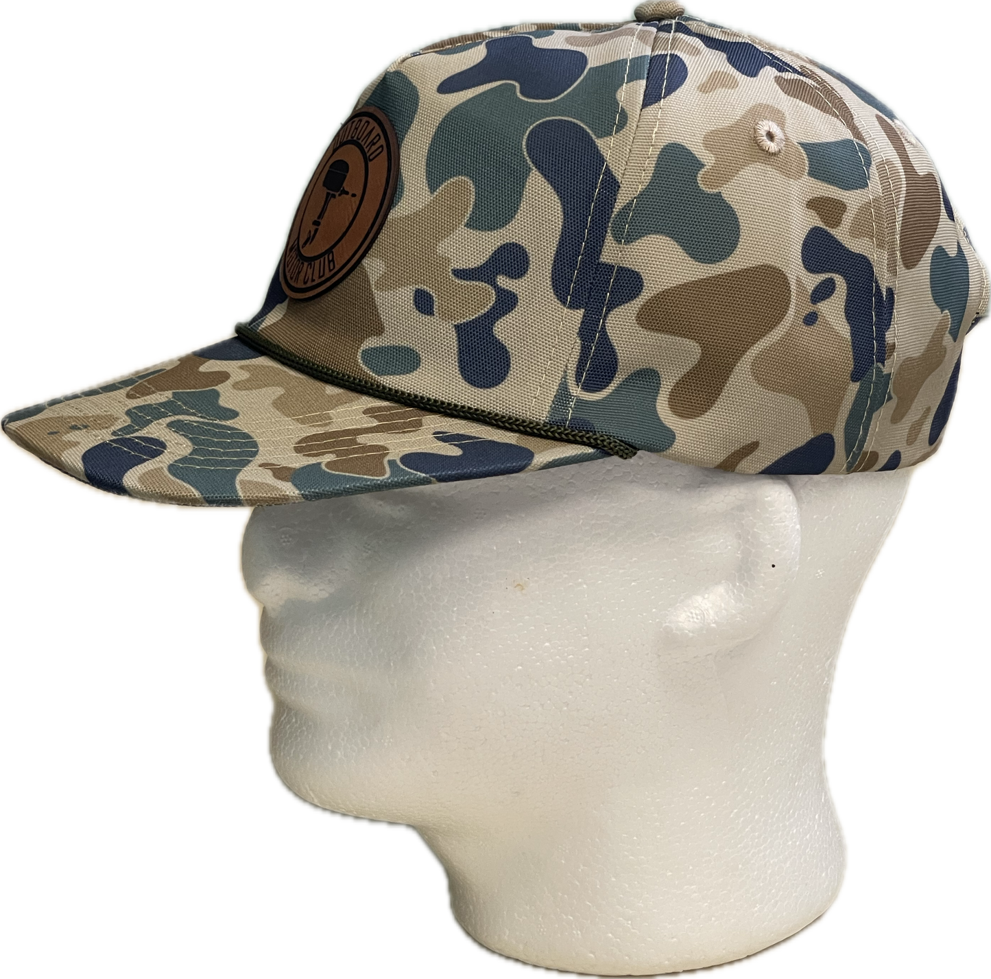 Throwback Camo 5-panel Rope Hat