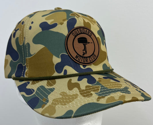 Throwback Camo 5-panel Rope Hat