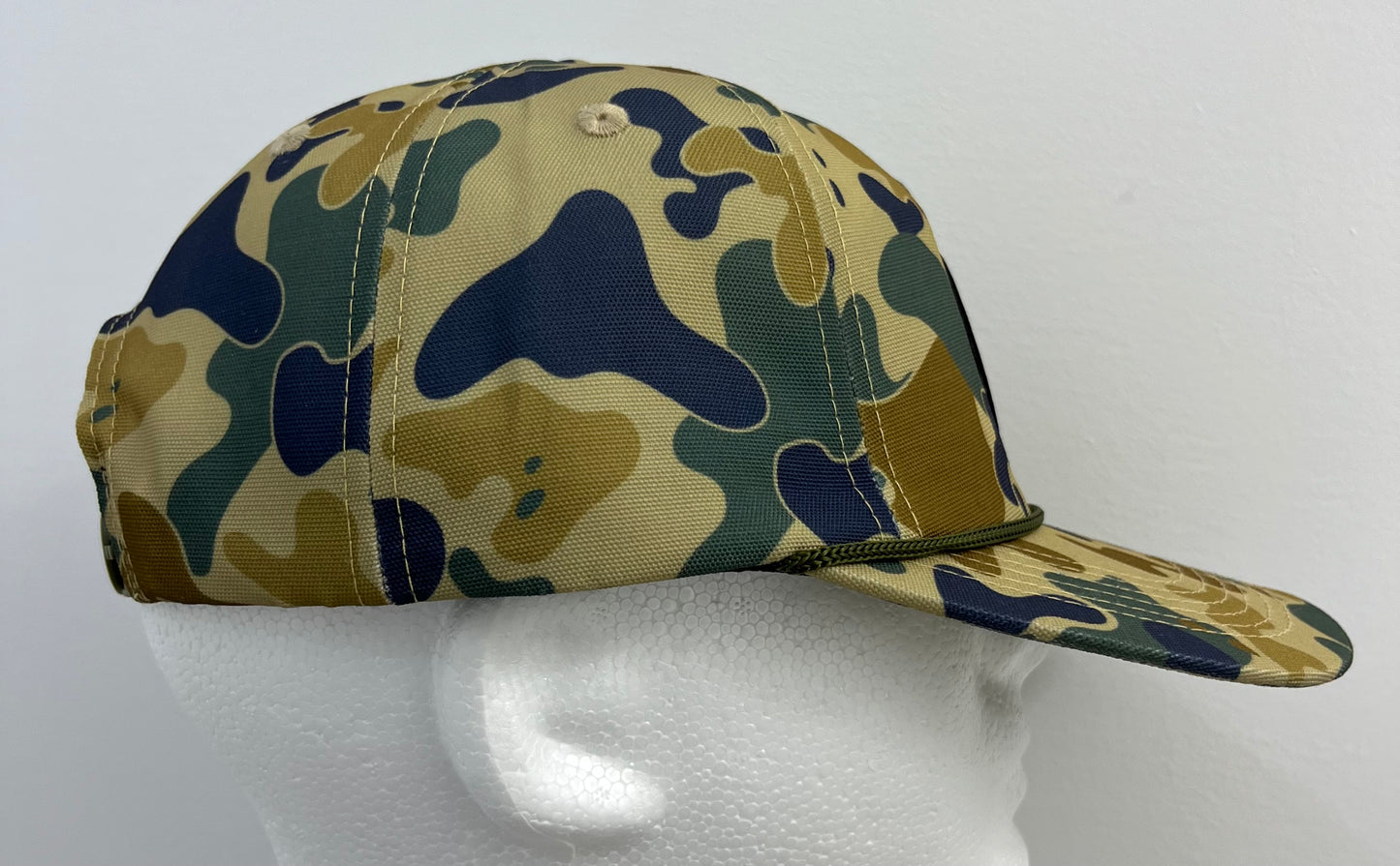 Throwback Camo 5-panel Rope Hat